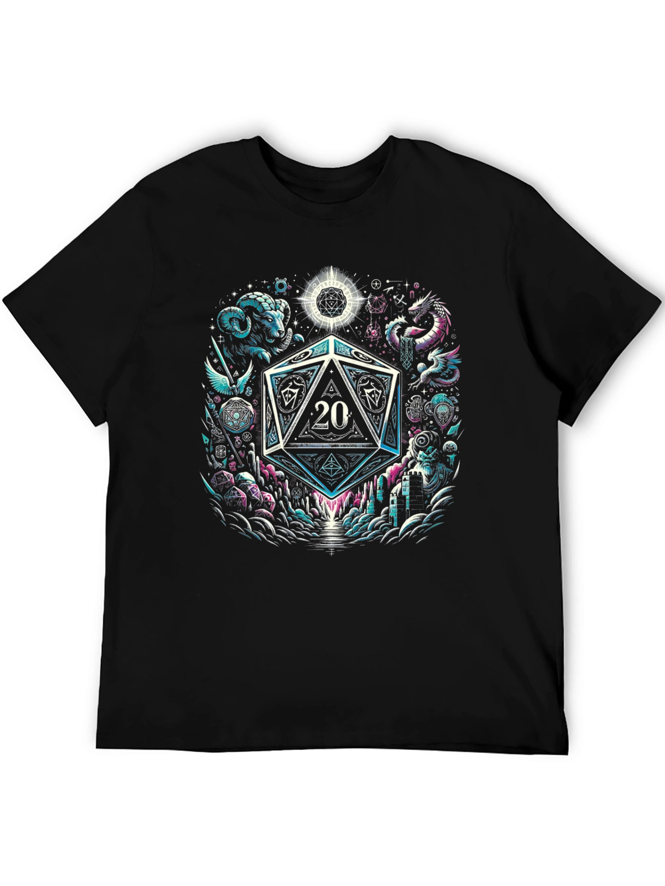 D&D Twenty Sided Die T-Shirt