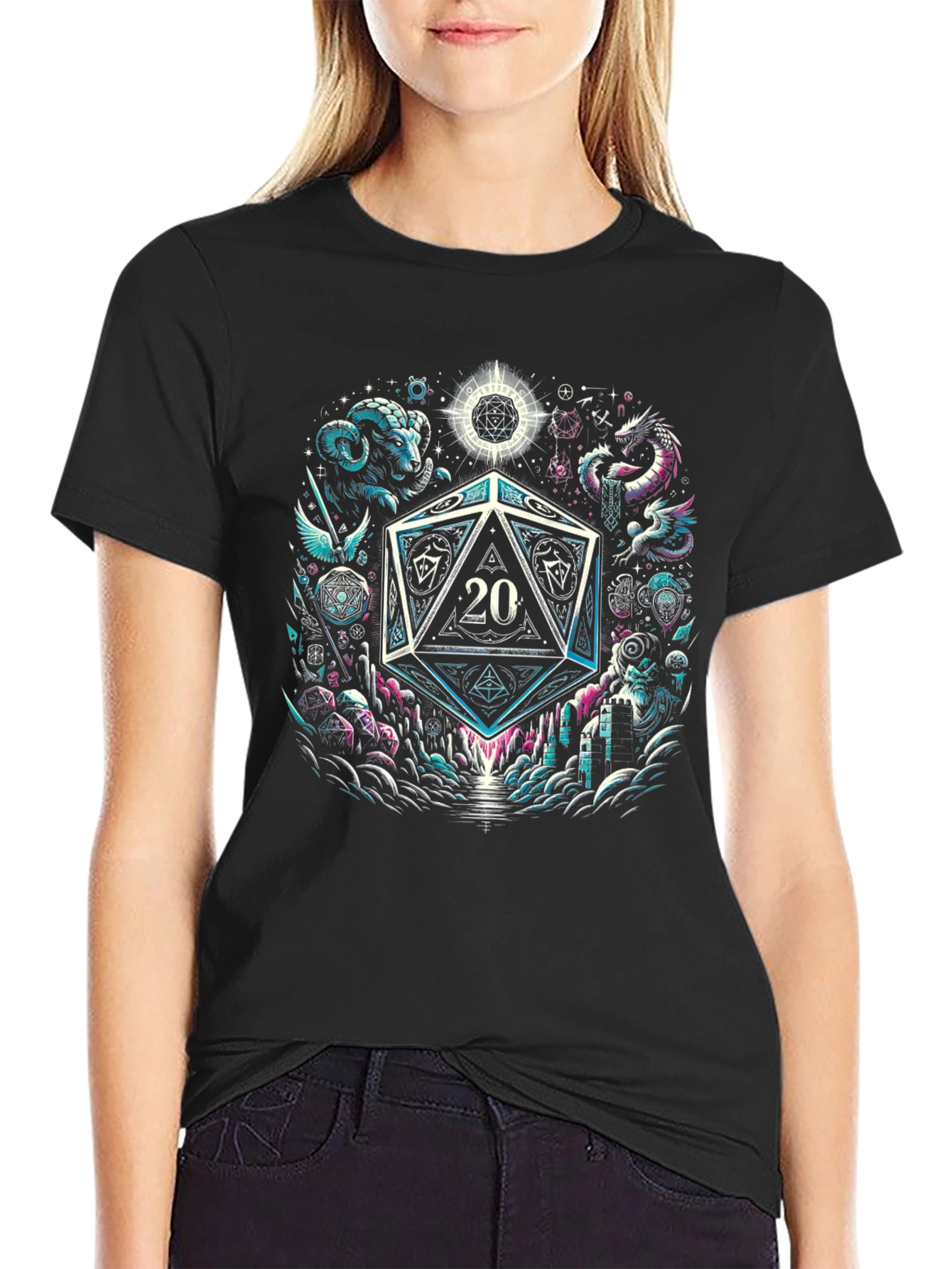 D&D Twenty Sided Die T-Shirt