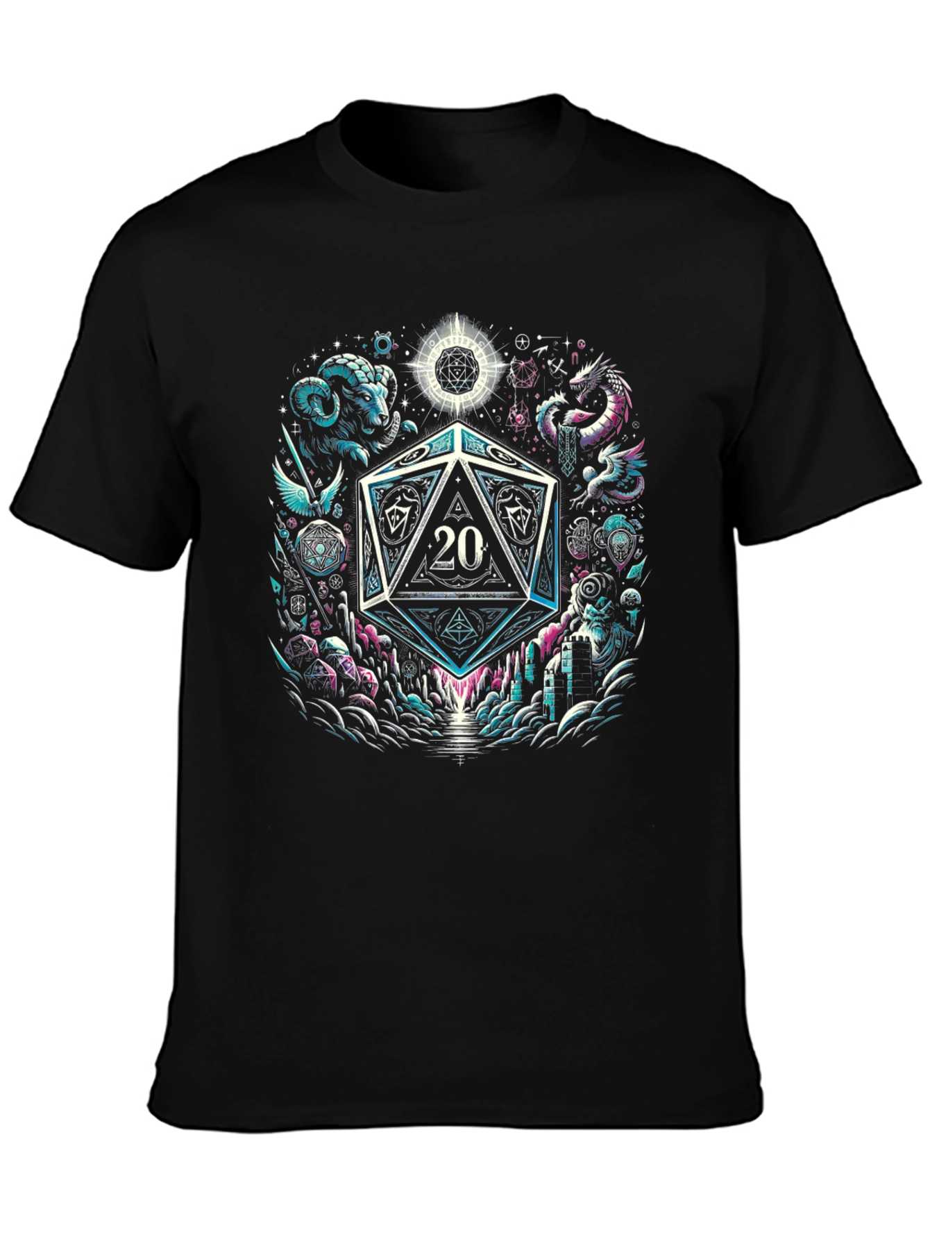 D&D Twenty Sided Die T-Shirt