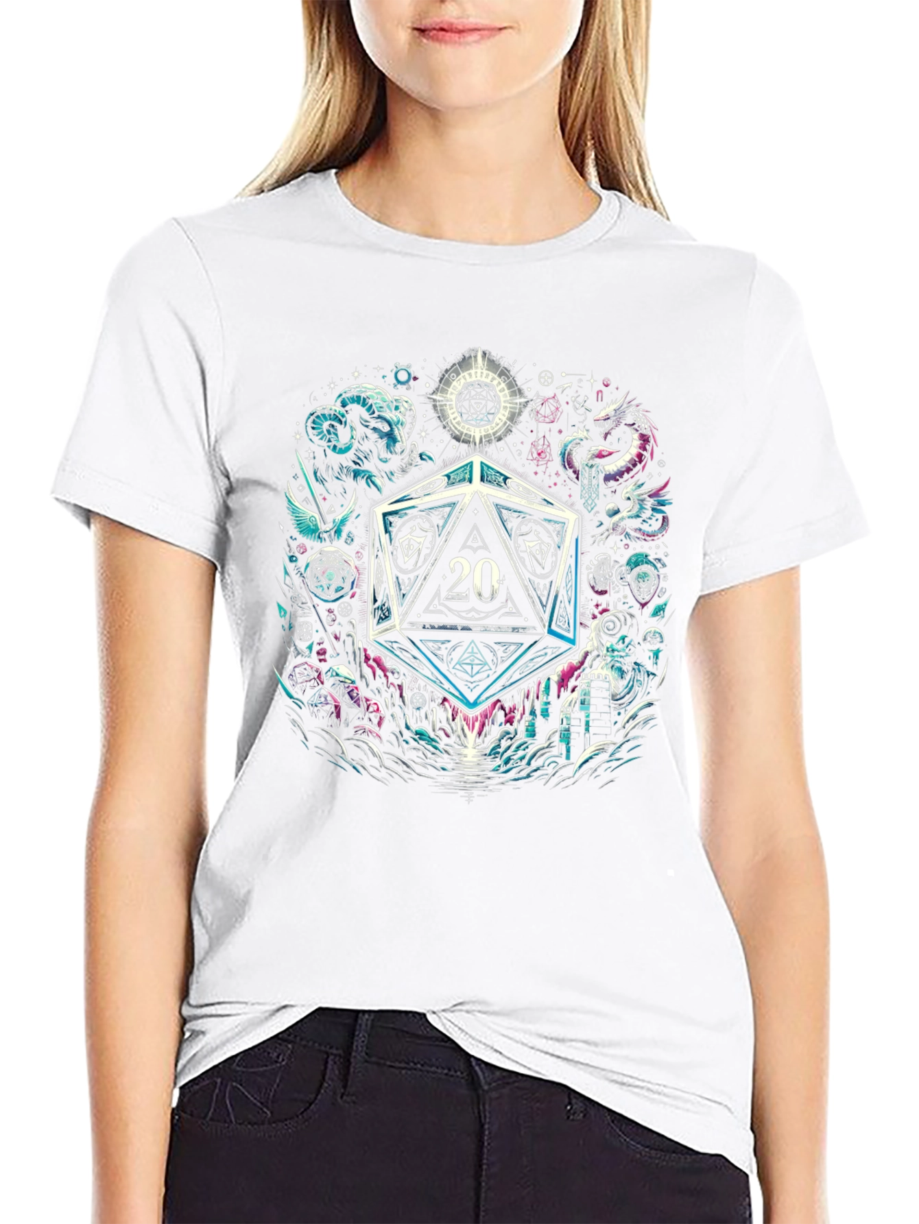 D&D Twenty Sided Die T-Shirt