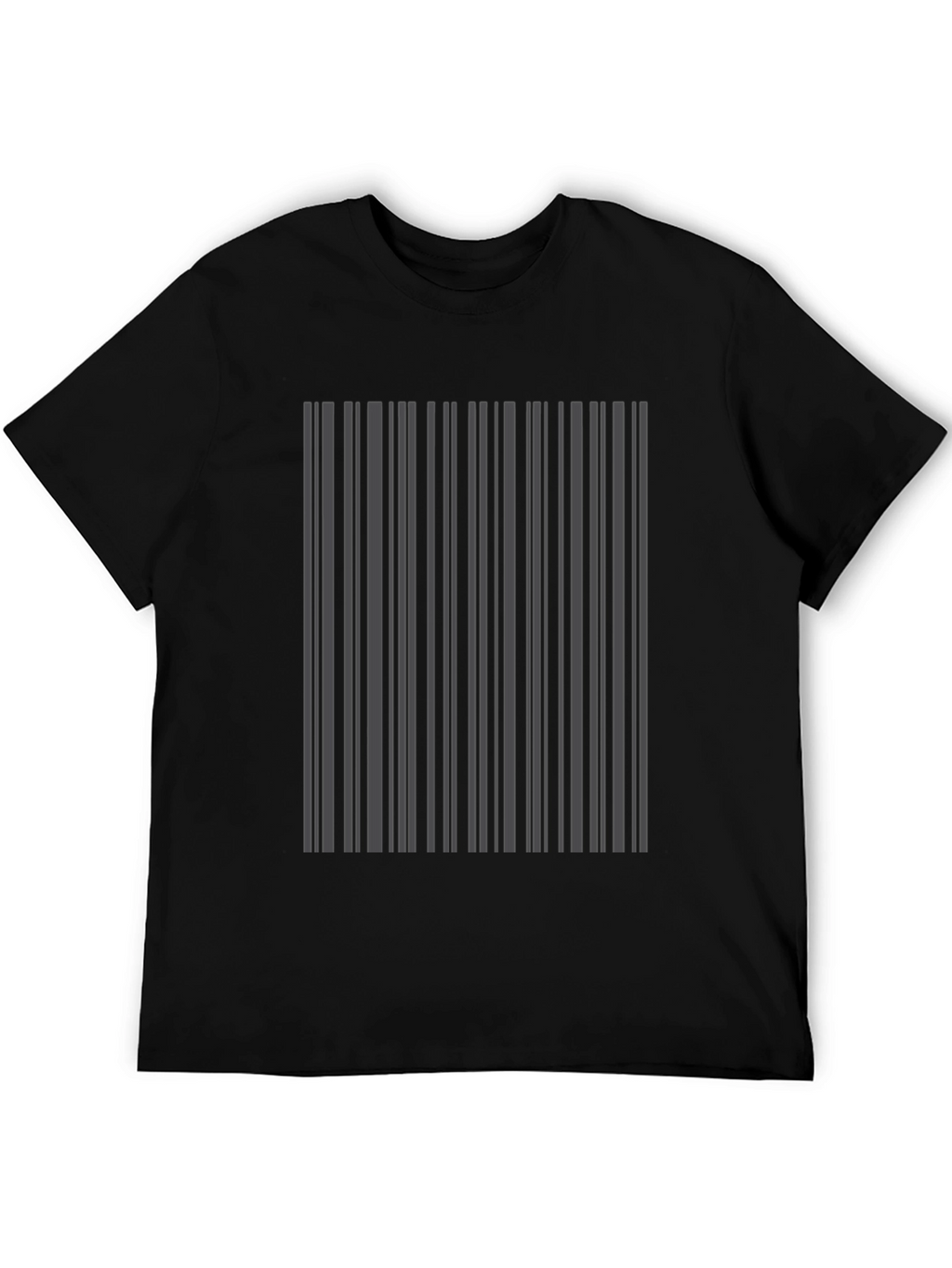 Modern Barcode Design T-Shirt - Sleek Stylish & Unique