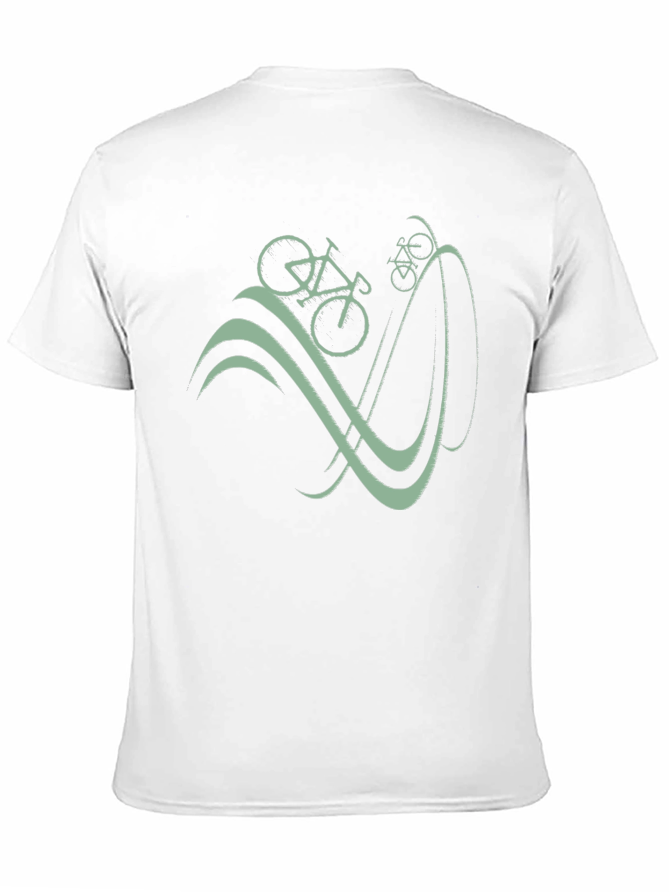 Bicycle Graphic T-Shirt - Casual Cotton Tee