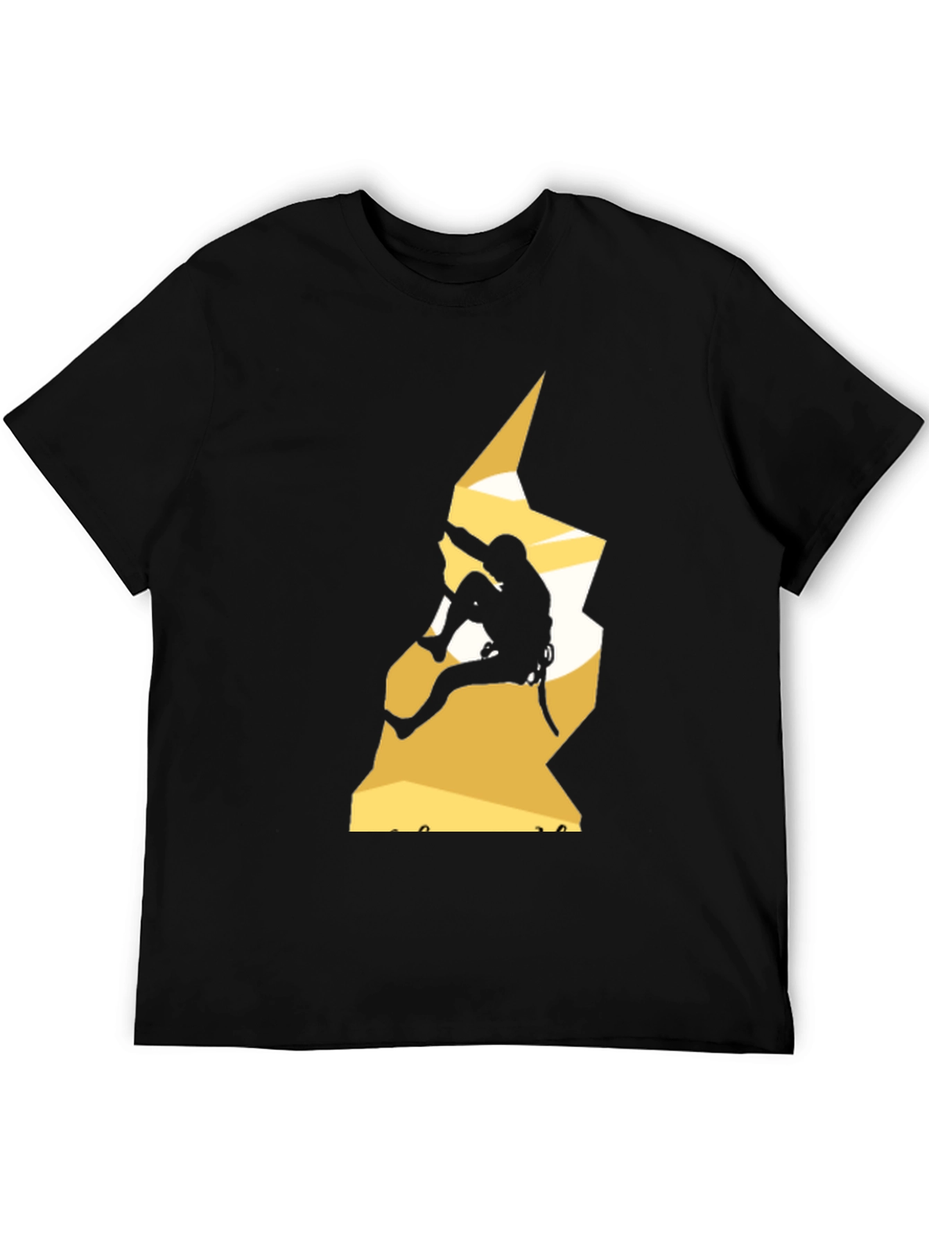 Climbing Graphic T-Shirt - Black