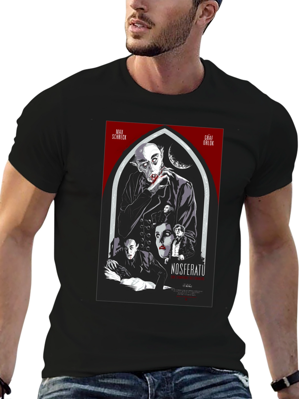 Nosferatu Vampire Movie Poster T-Shirt