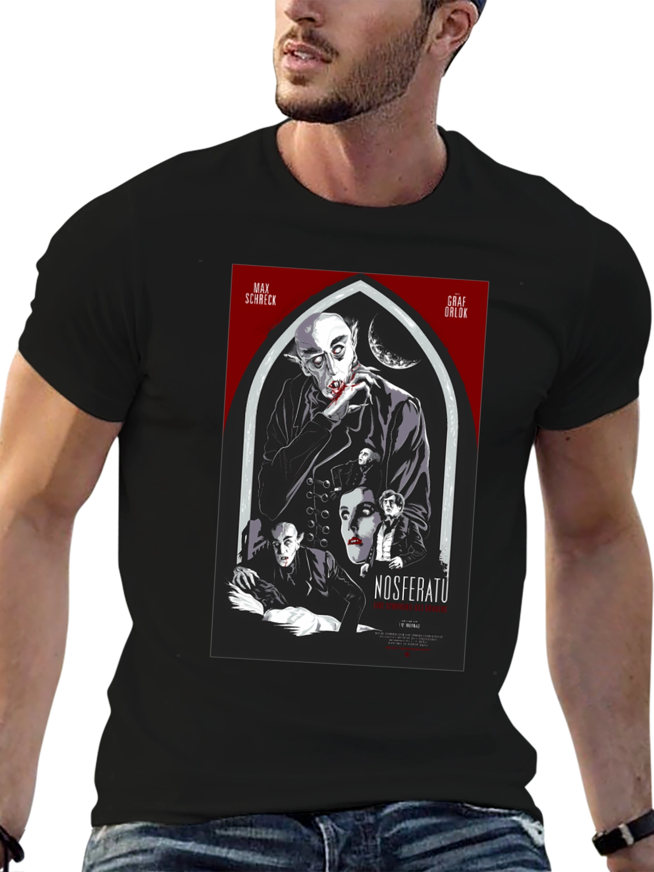 Nosferatu Vampire Movie Poster T-Shirt