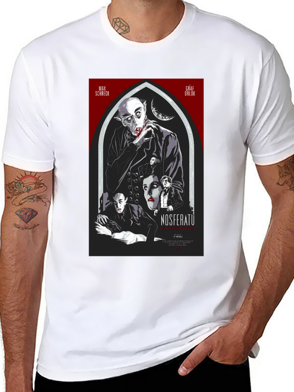 Nosferatu Vampire Movie Poster T-Shirt