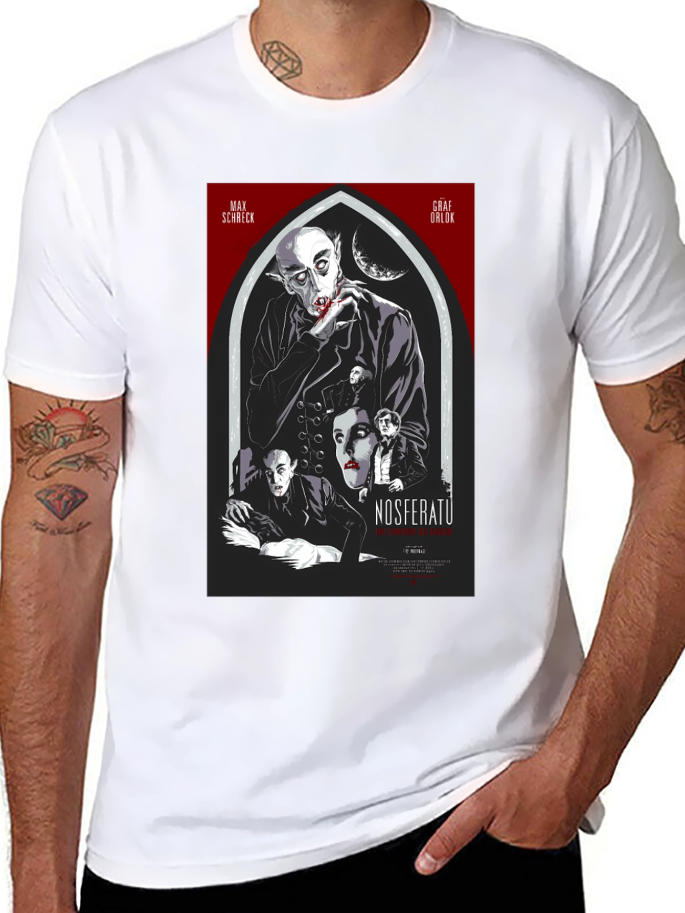 Nosferatu Vampire Movie Poster T-Shirt