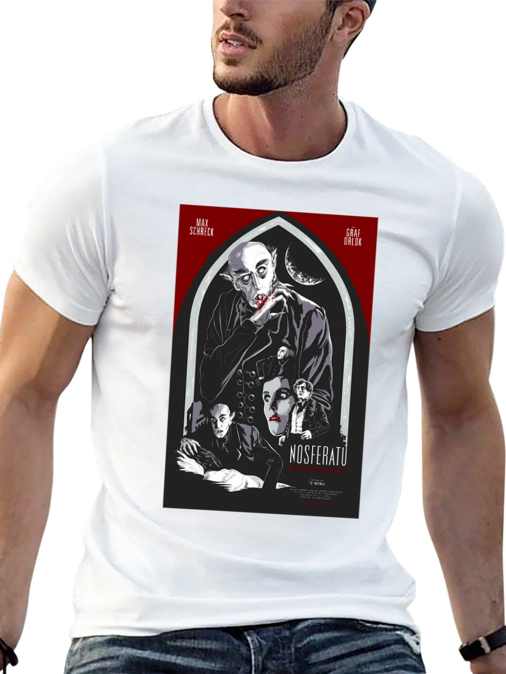 Nosferatu Vampire Movie Poster T-Shirt