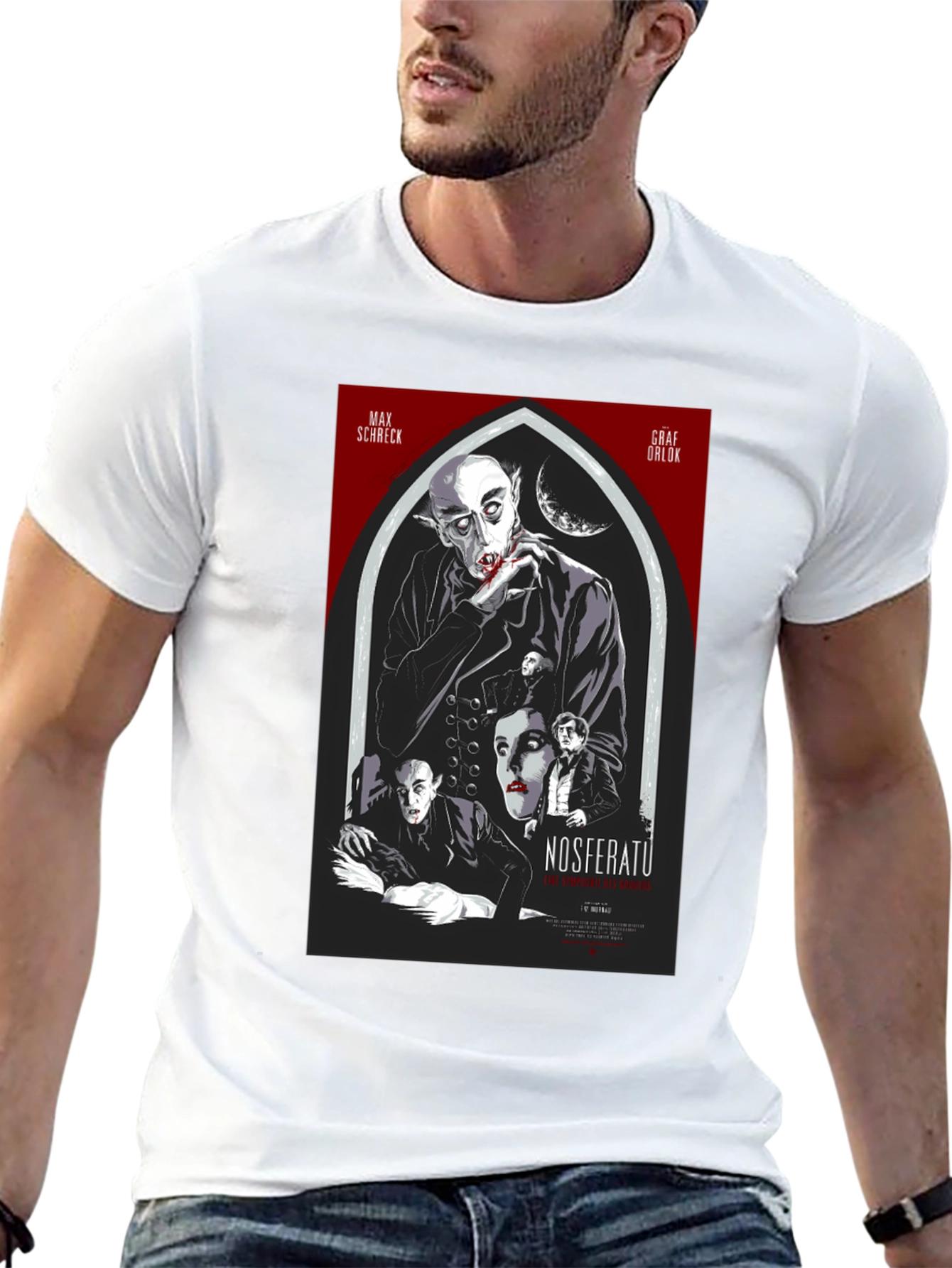 Nosferatu Vampire Movie Poster T-Shirt
