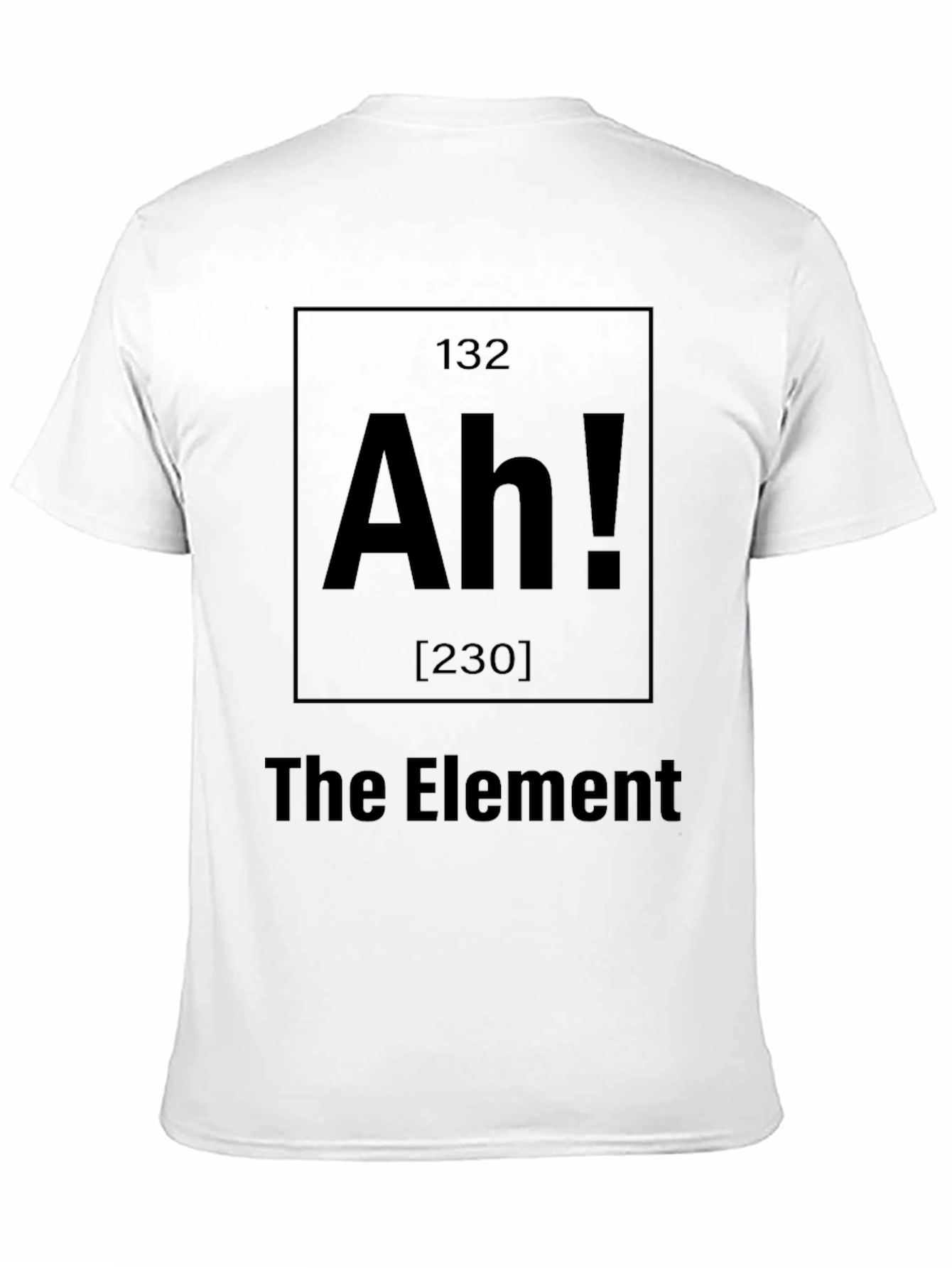Ah! The Element T-Shirt - Black Novelty Tee