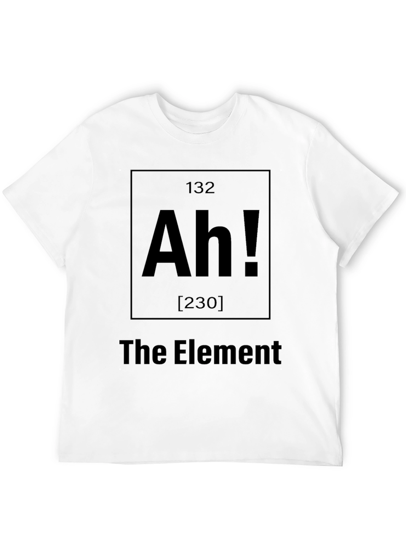 Ah! The Element T-Shirt - Black Novelty Tee