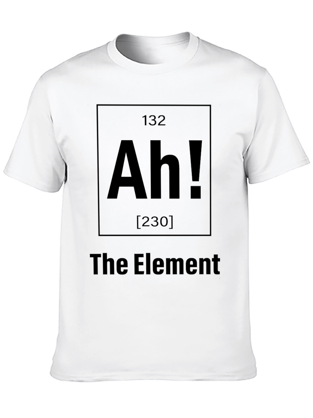 Ah! The Element T-Shirt - Black Novelty Tee