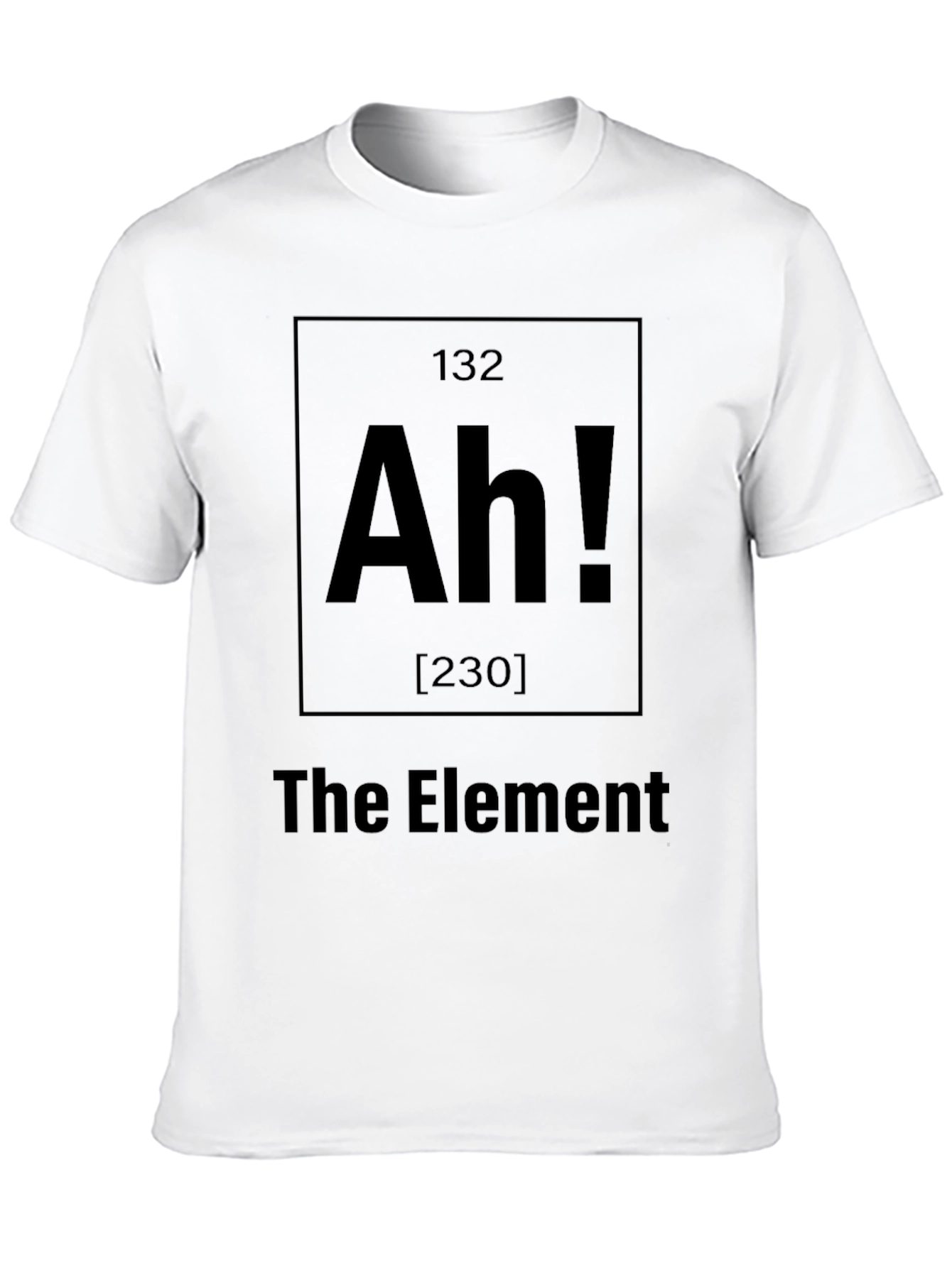 Ah! The Element T-Shirt - Black Novelty Tee