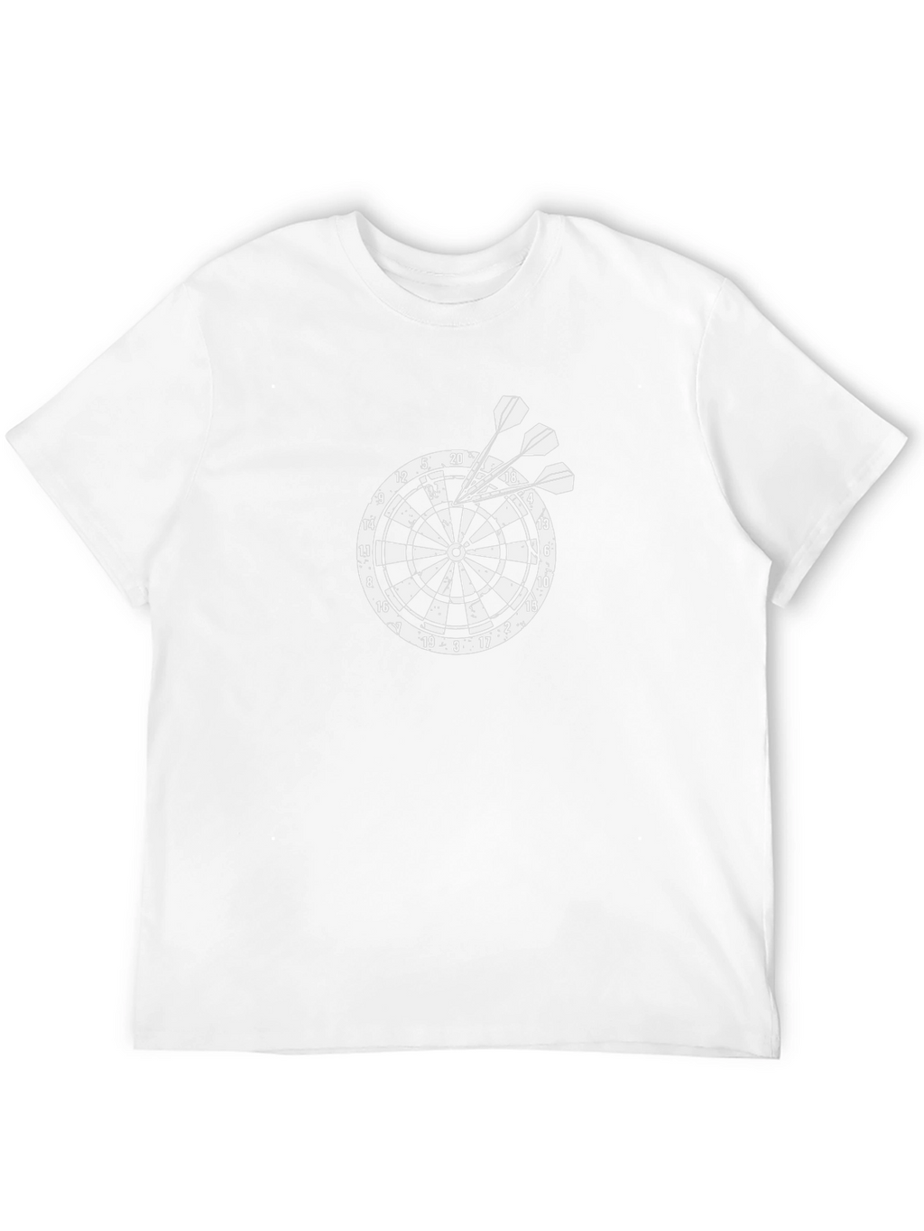 Dartboard Graphic Tee - Mens Black T-Shirt