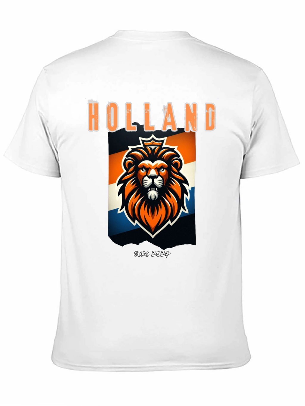 Holland Euro 2024 Lion Graphic Tee - Black
