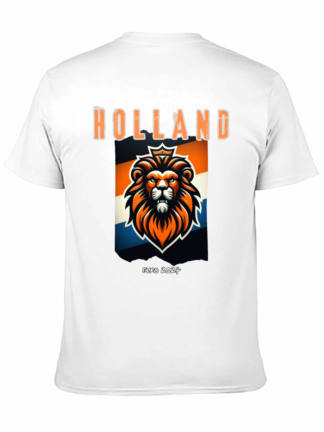 Holland Euro 2024 Lion Graphic Tee - Black