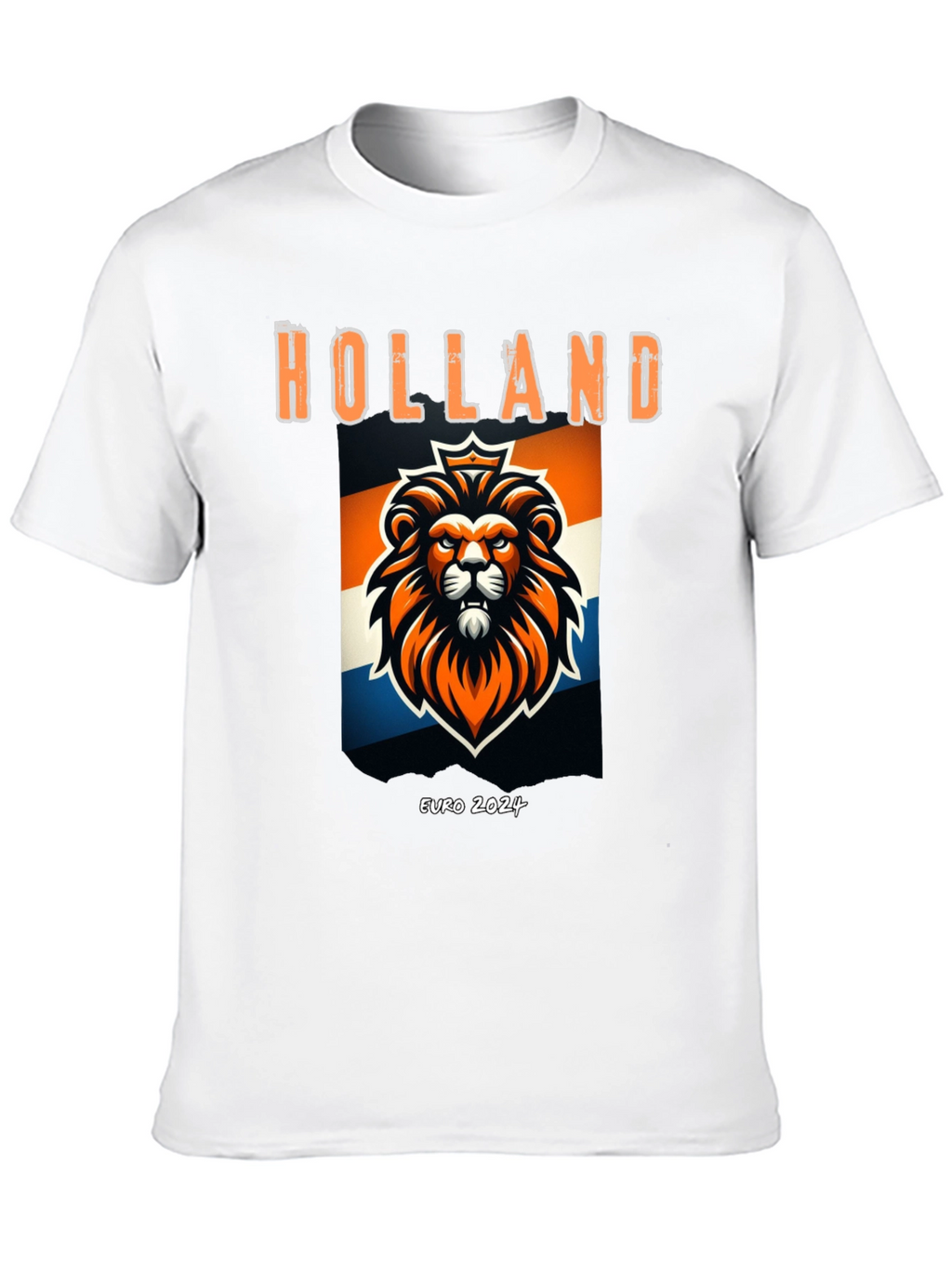 Holland Euro 2024 Lion Graphic Tee - Black