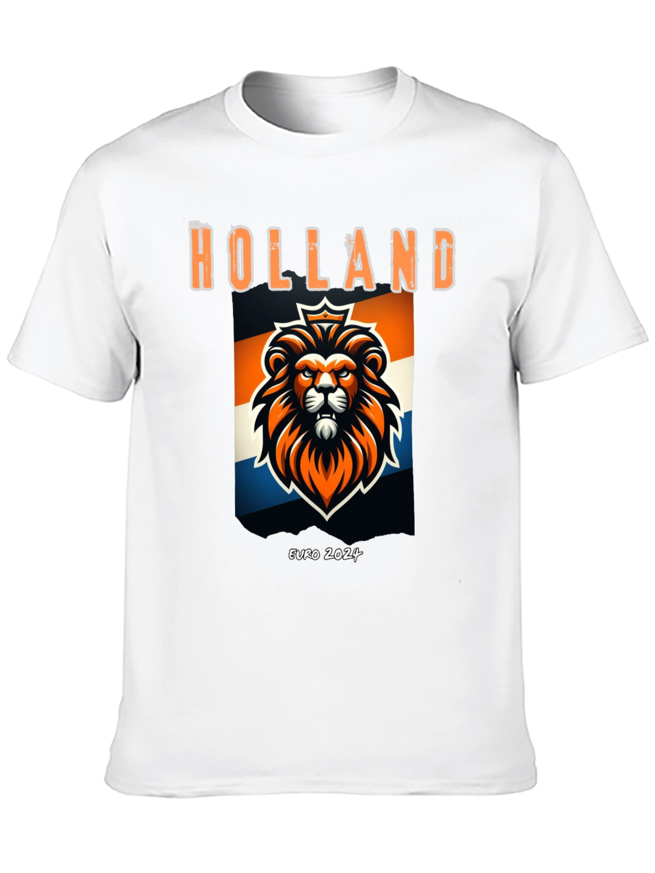 Holland Euro 2024 Lion Graphic Tee - Black