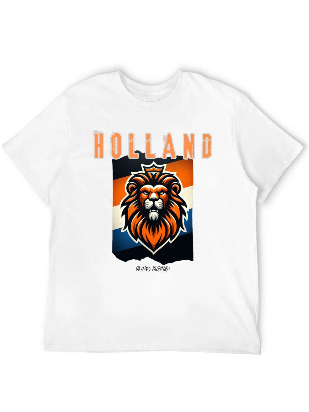 Holland Euro 2024 Lion Graphic Tee - Black