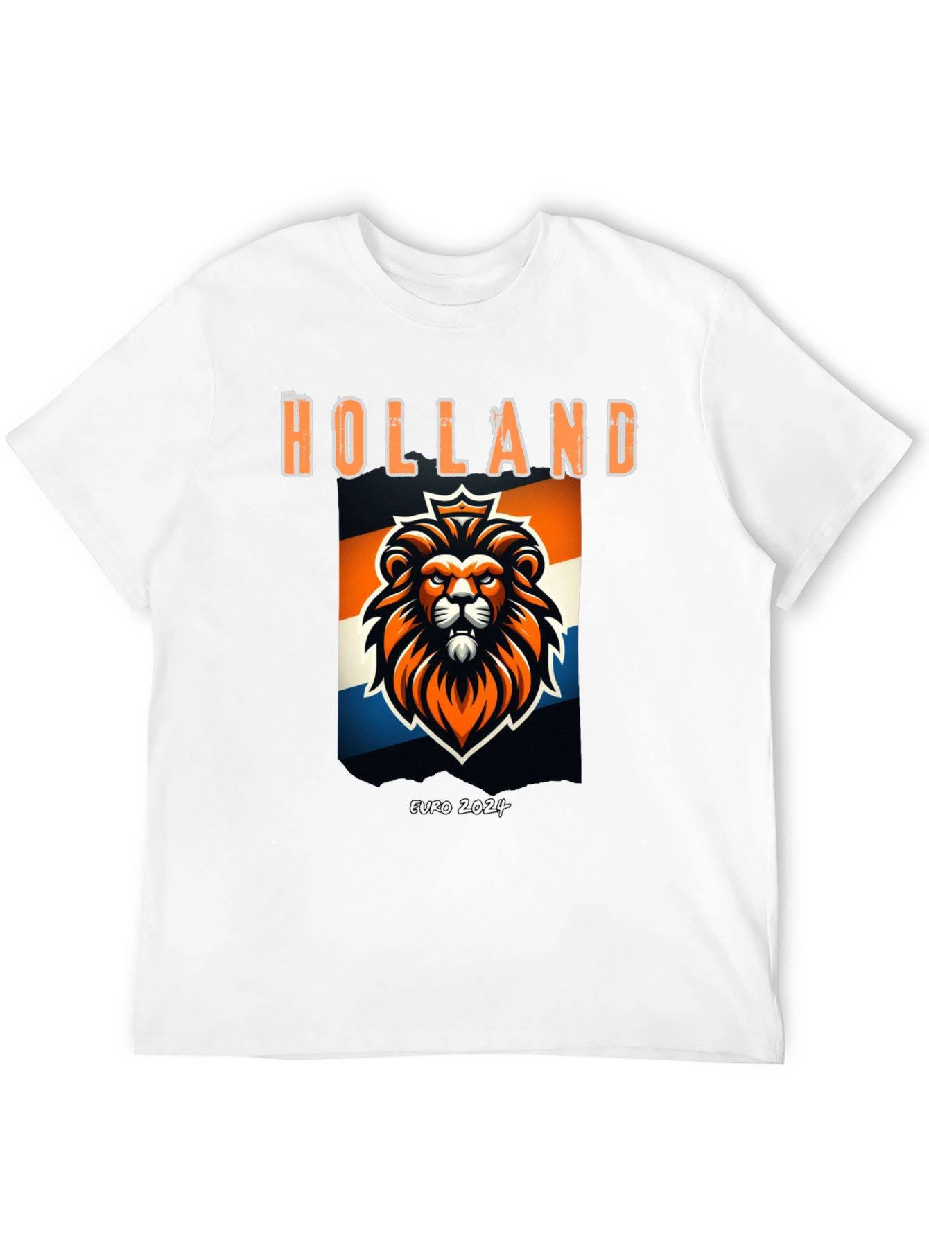 Holland Euro 2024 Lion Graphic Tee - Black