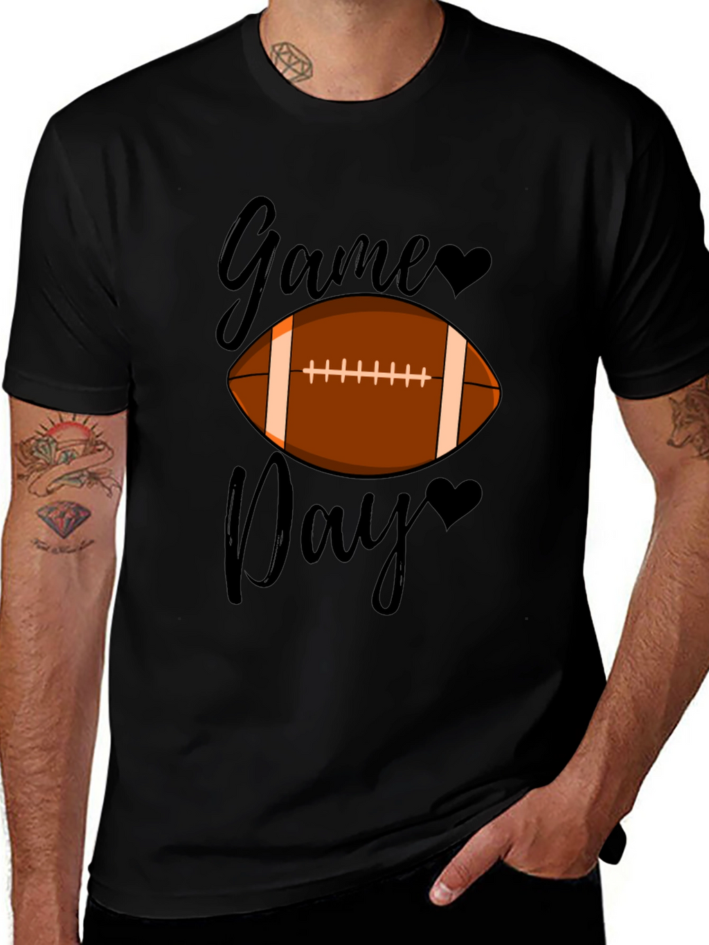 Game Day Football Graphic T-Shirt