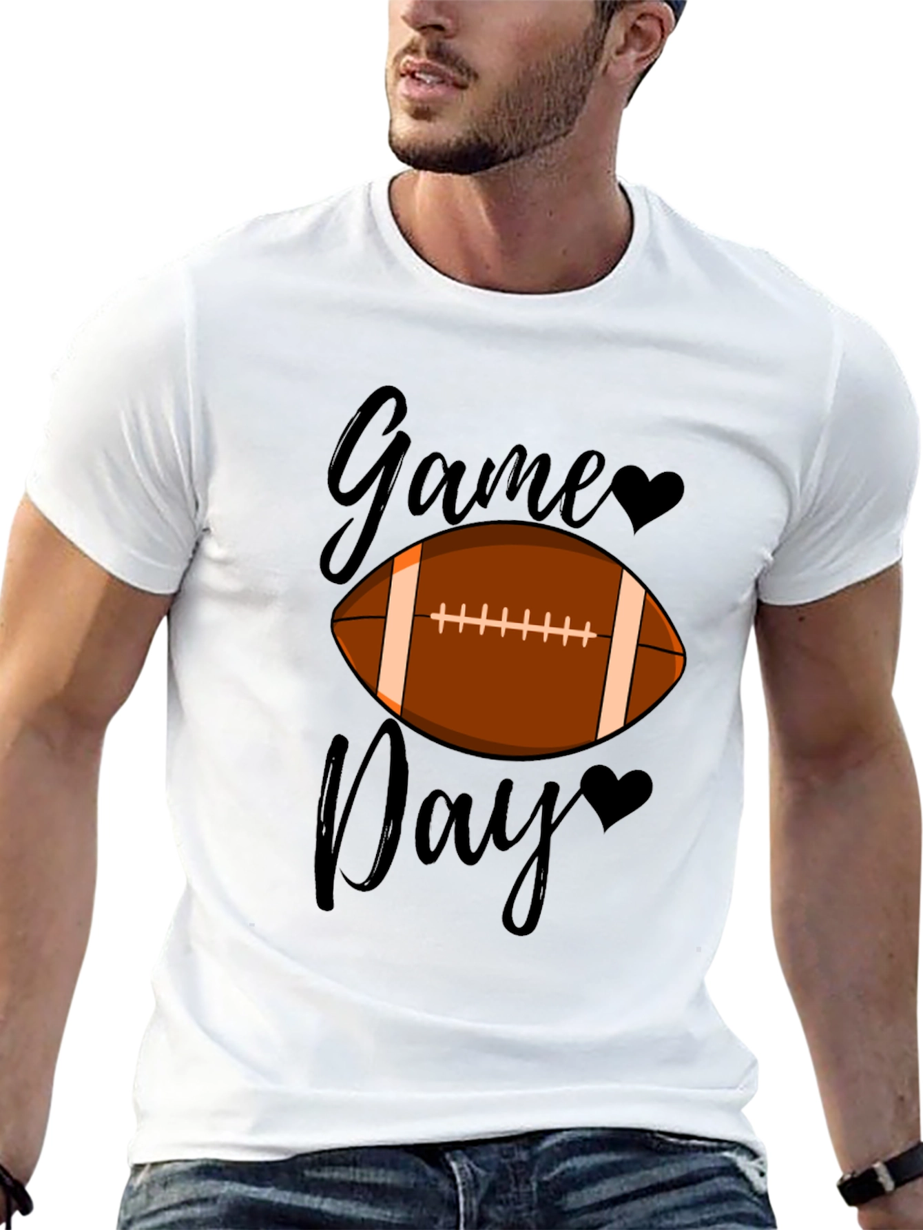 Game Day Football Graphic T-Shirt