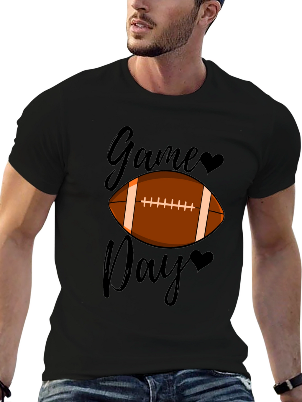 Game Day Football Graphic T-Shirt