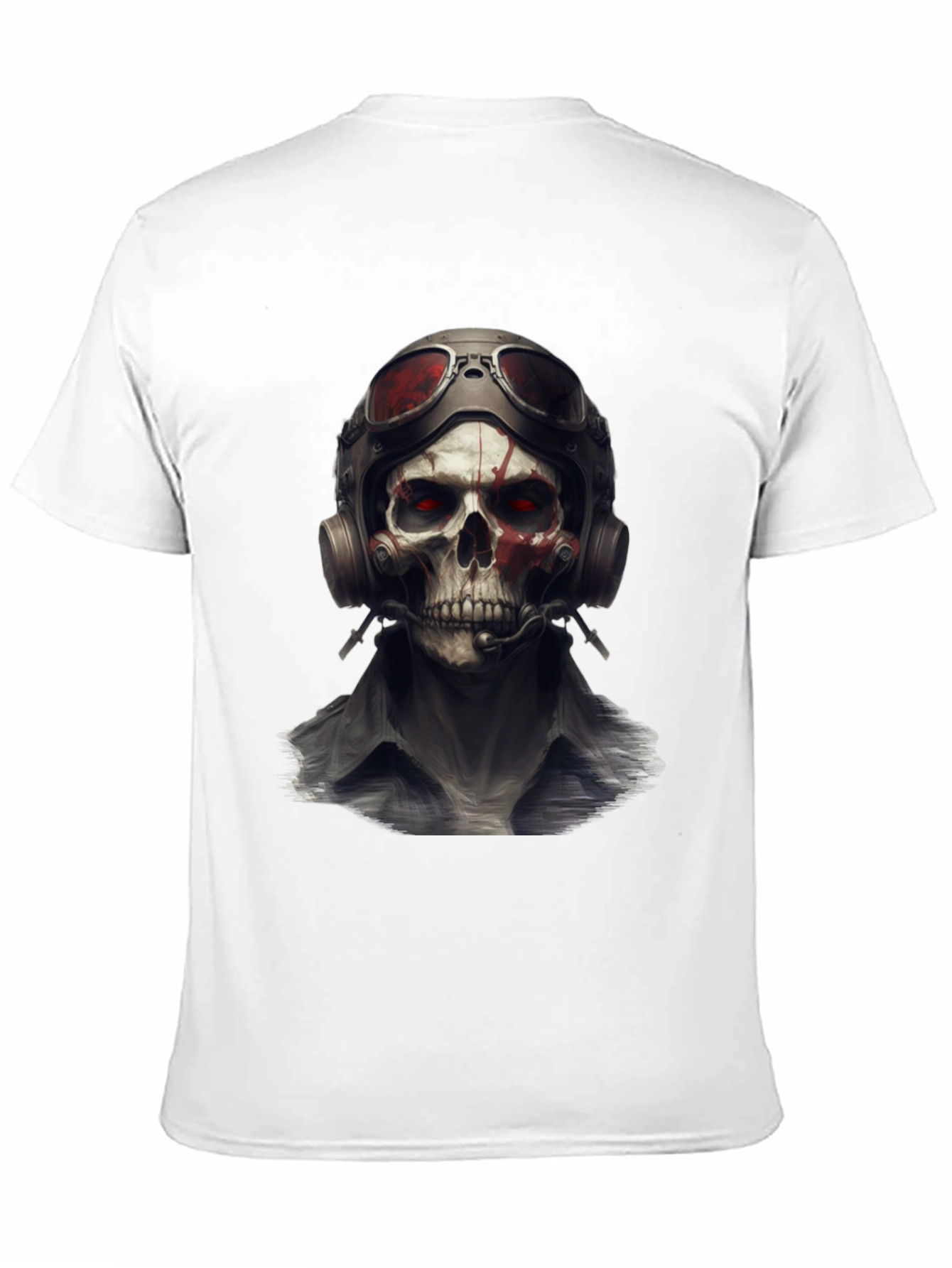 Skull Pilot T-Shirt - Edgy Graphic Tee