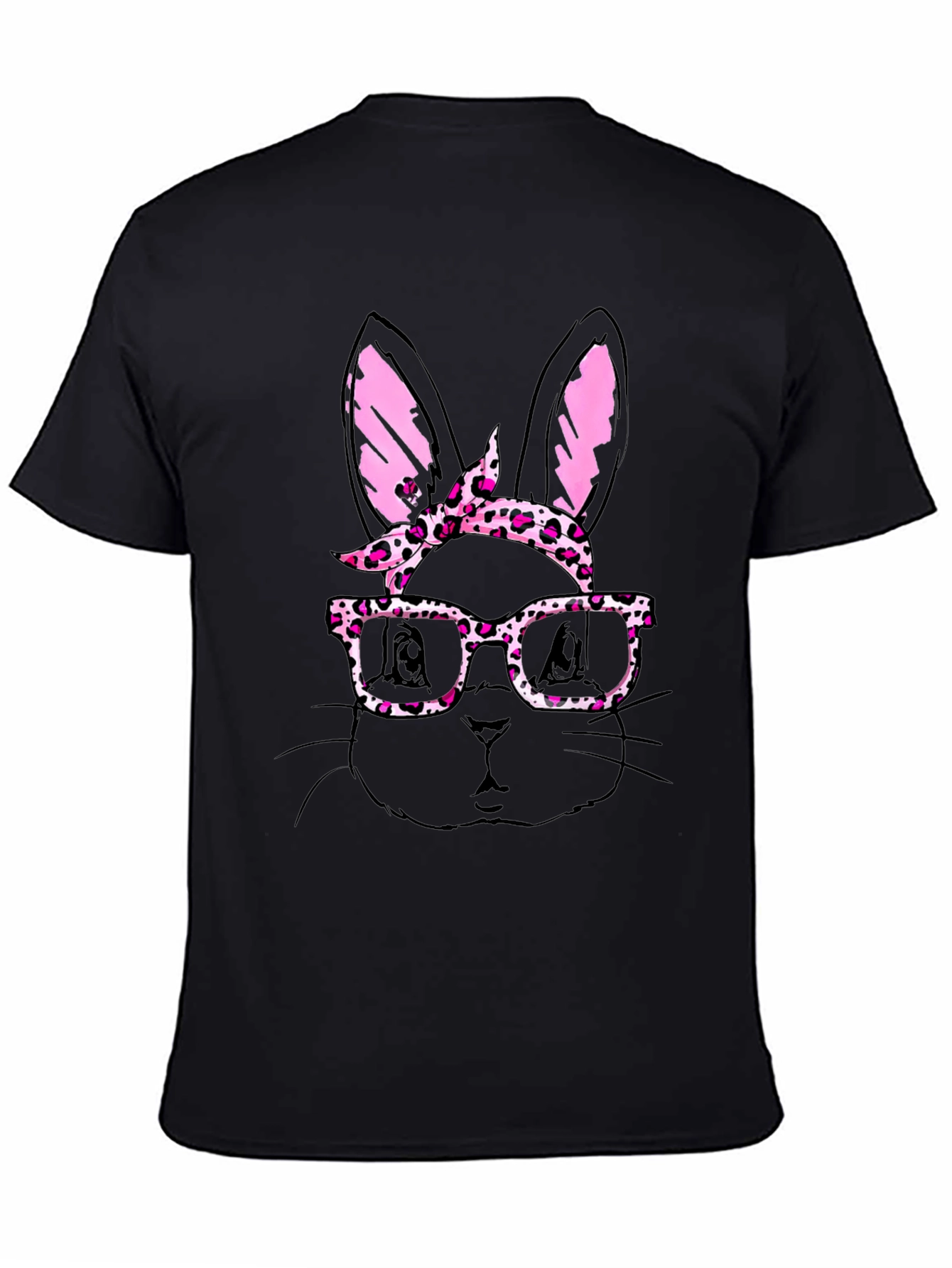 Bunny with Glasses Mens T-Shirt