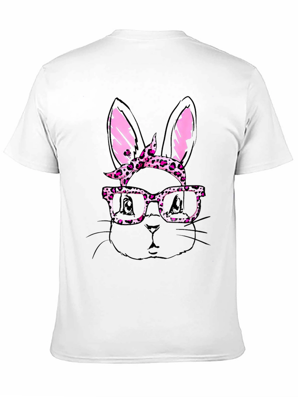 Bunny with Glasses Mens T-Shirt