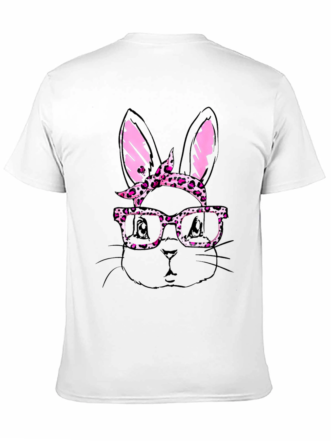 Bunny with Glasses Mens T-Shirt