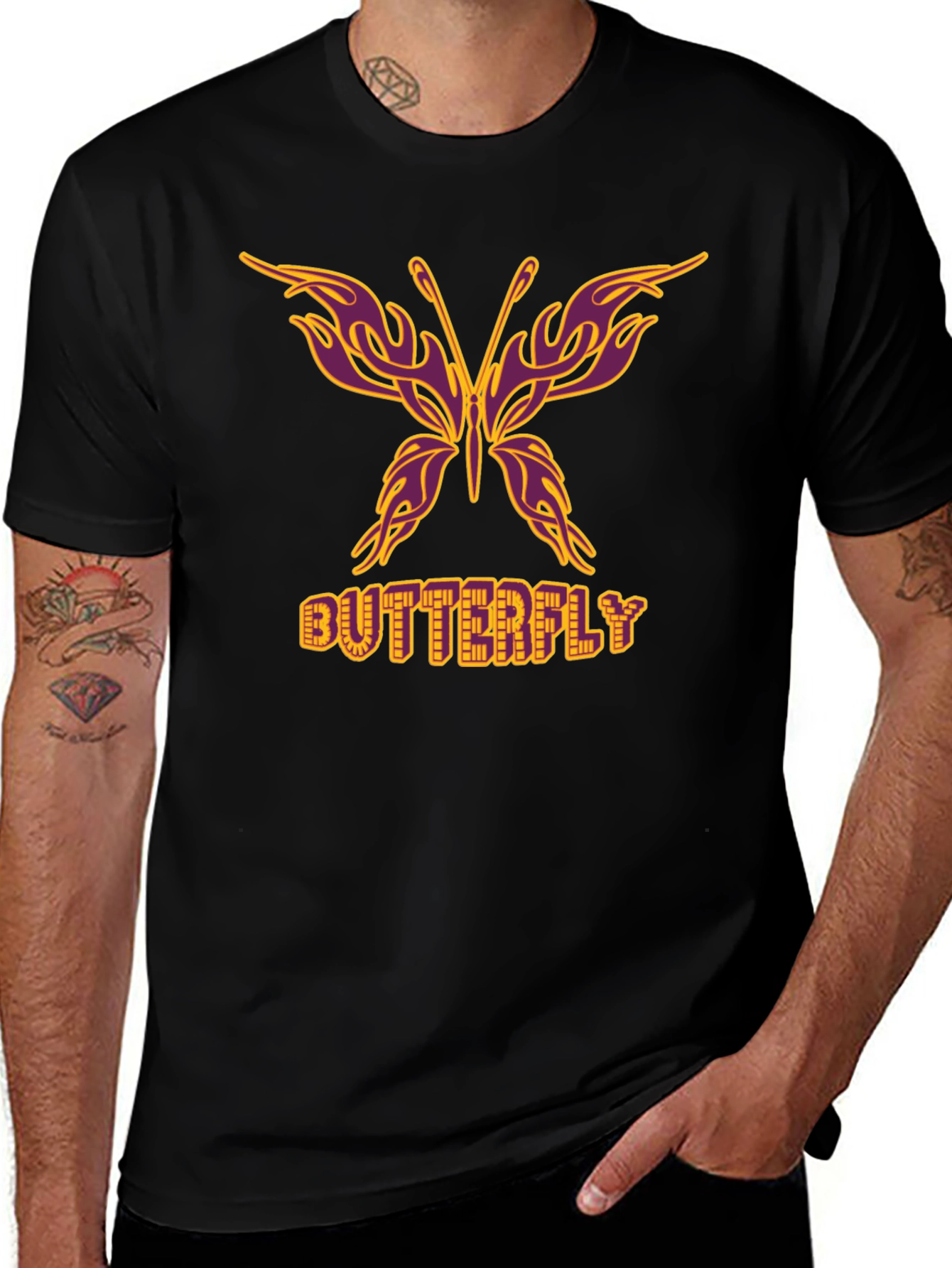 Butterfly Graphic Tee - Unique Design
