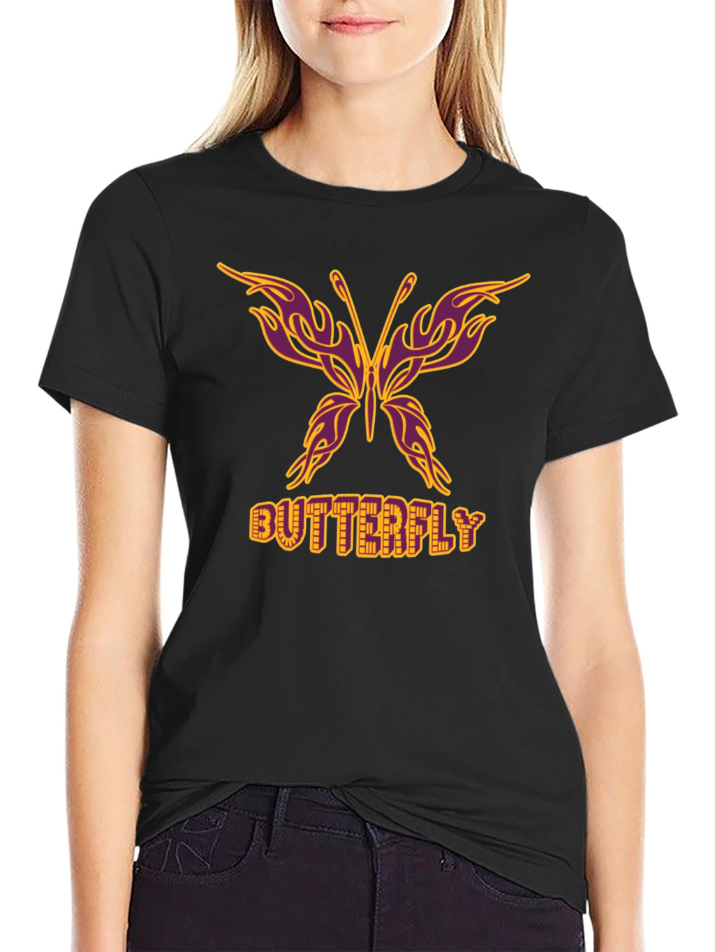 Butterfly Graphic Tee - Unique Design