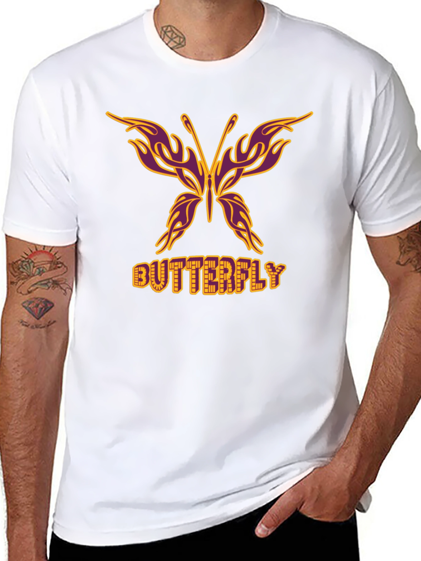 Butterfly Graphic Tee - Unique Design