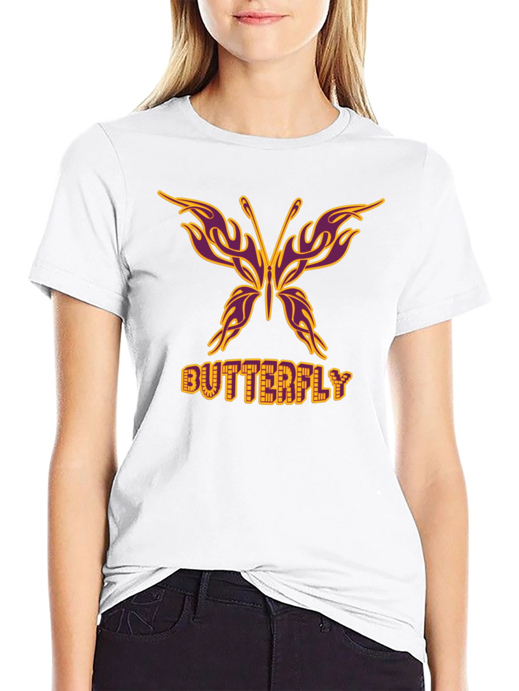 Butterfly Graphic Tee - Unique Design