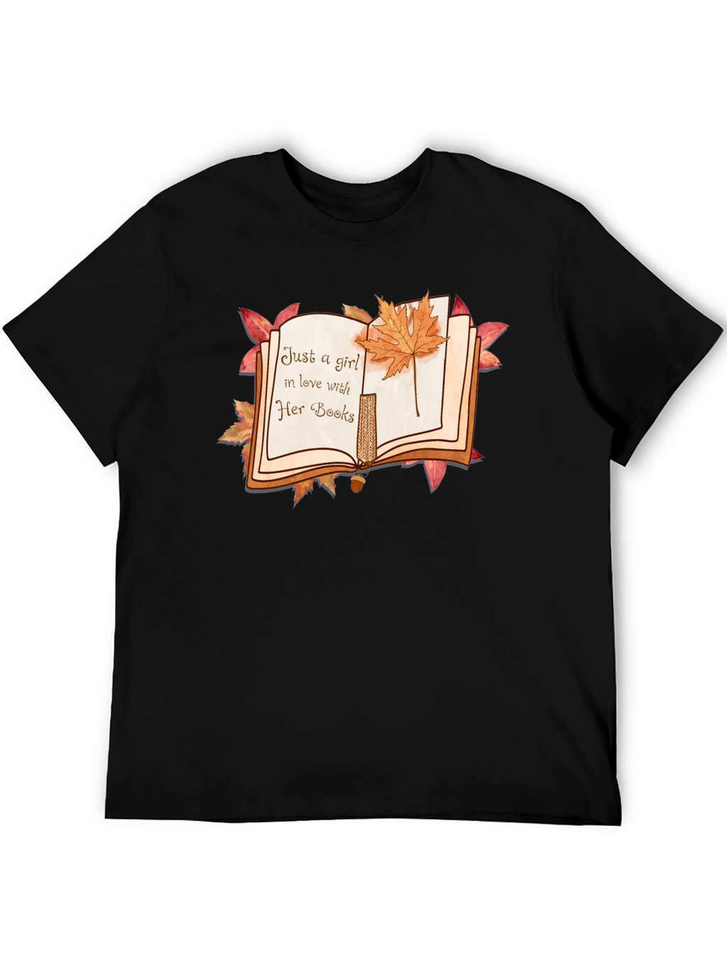 Book Lover Graphic Tee - Fall Reading Shirt
