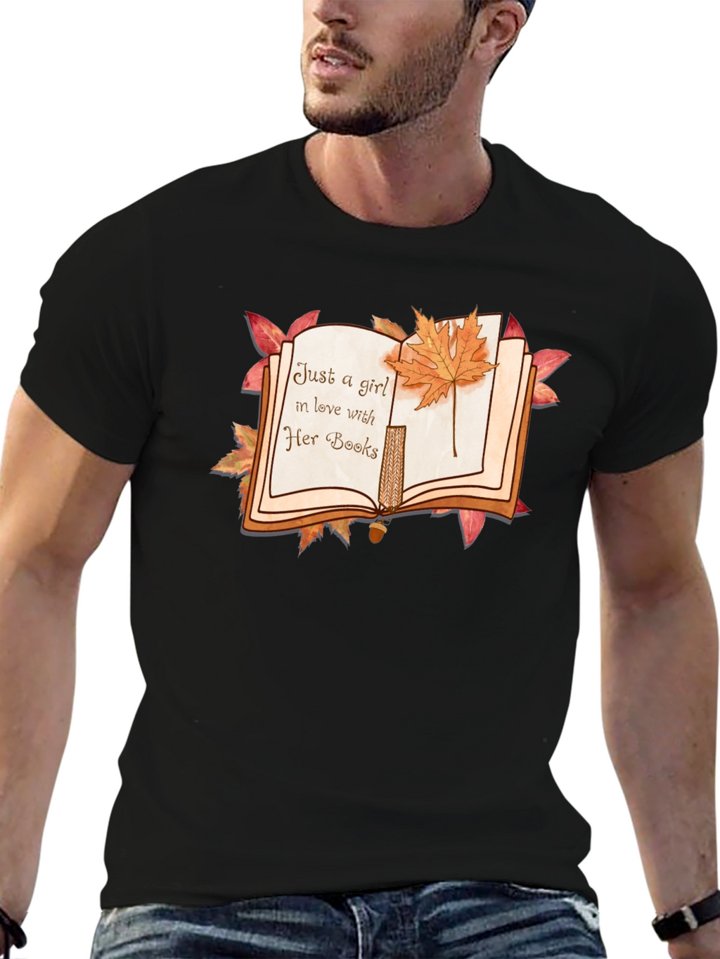 Book Lover Graphic Tee - Fall Reading Shirt