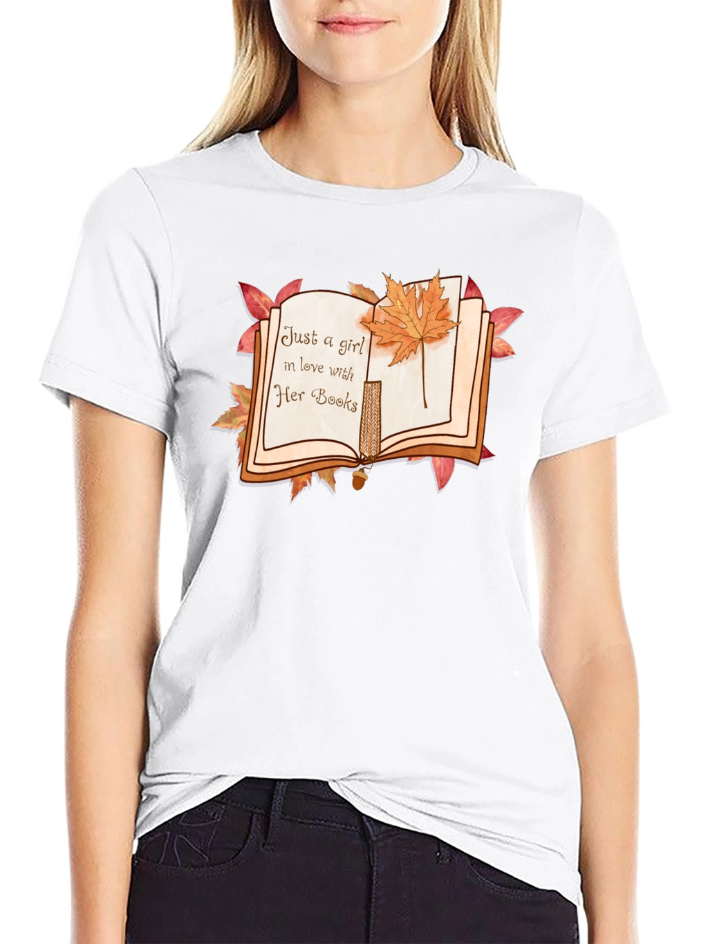 Book Lover Graphic Tee - Fall Reading Shirt