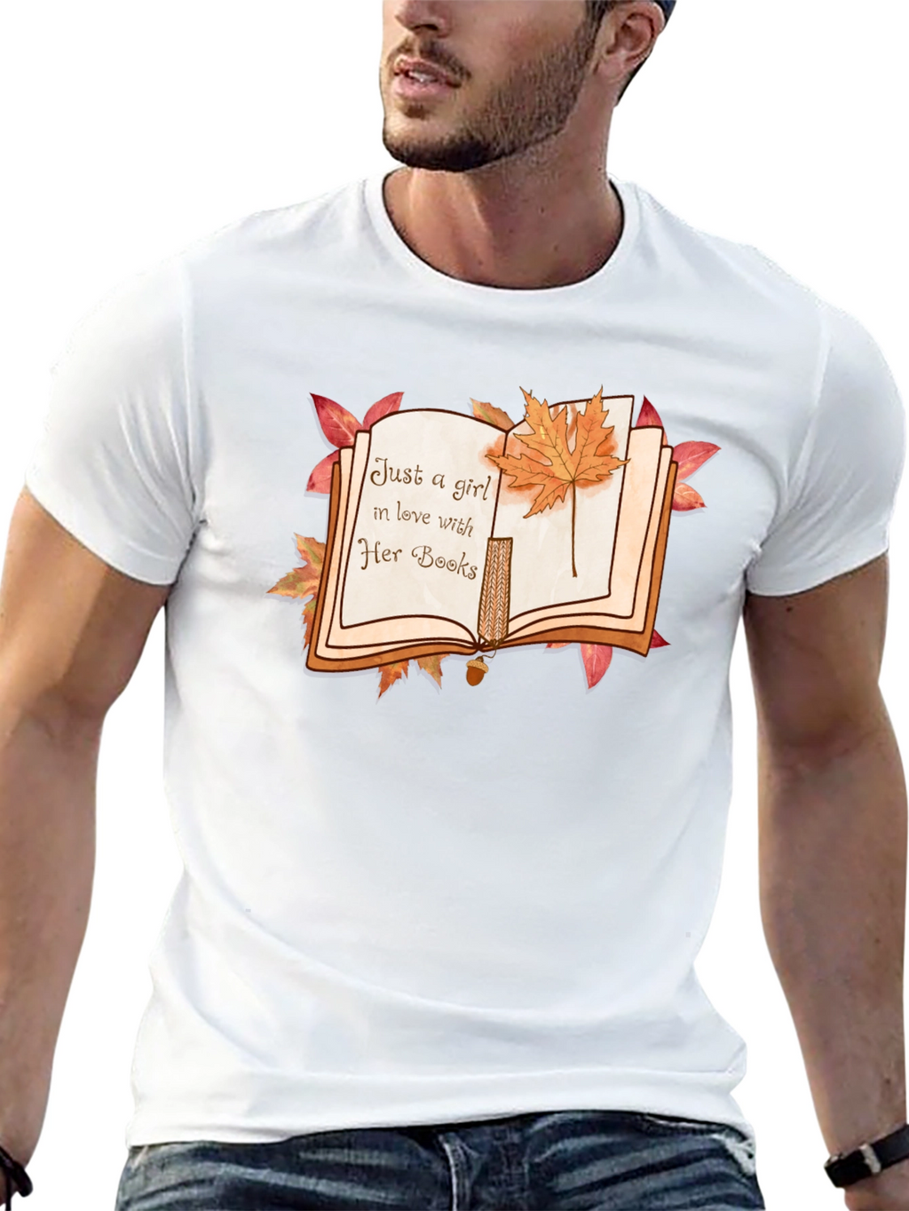 Book Lover Graphic Tee - Fall Reading Shirt