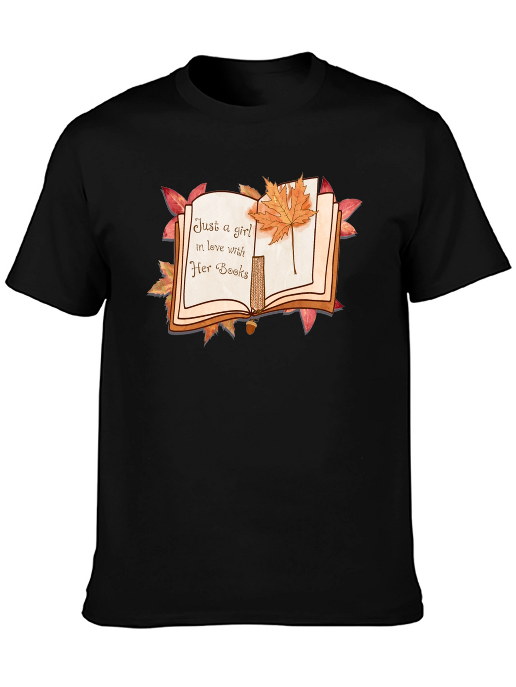 Book Lover Graphic Tee - Fall Reading Shirt