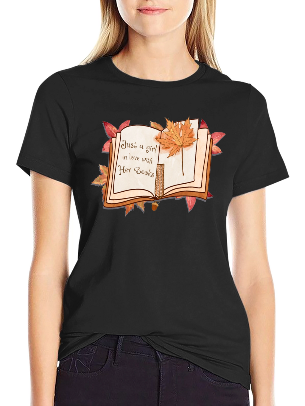 Book Lover Graphic Tee - Fall Reading Shirt