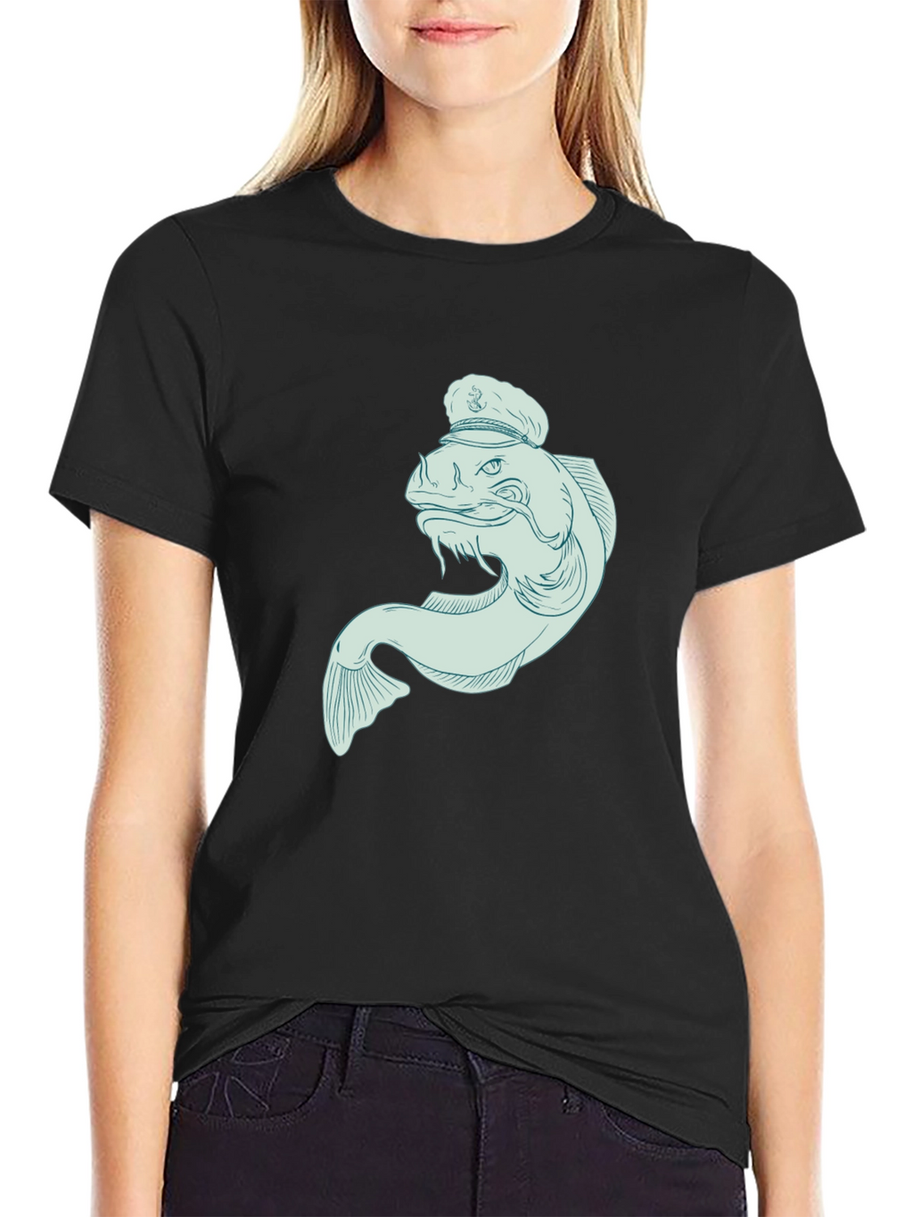 Fish Captain Graphic Tee