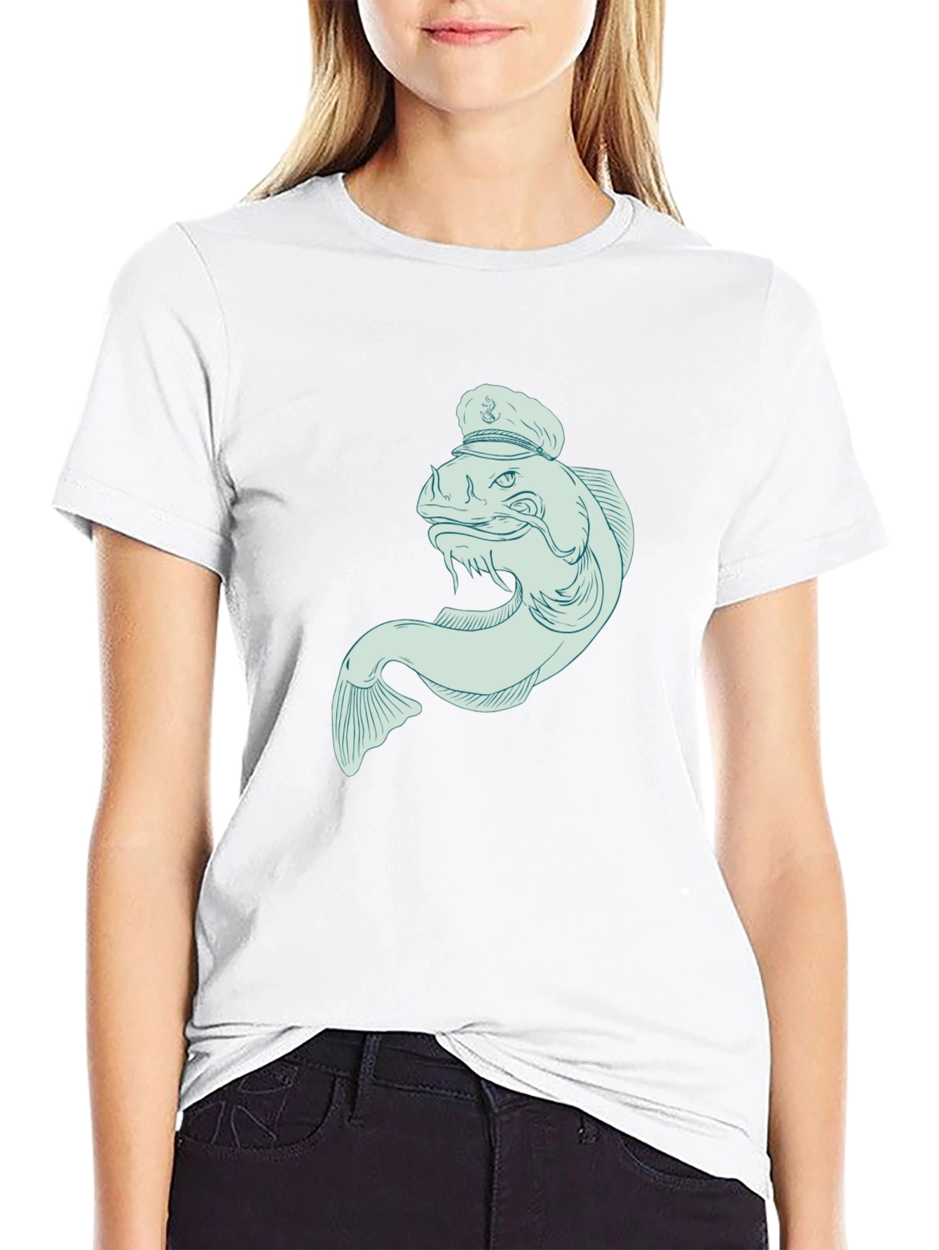Fish Captain Graphic Tee