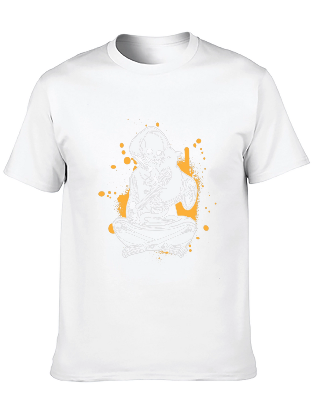 Grim Reaper Cat Lover T-Shirt