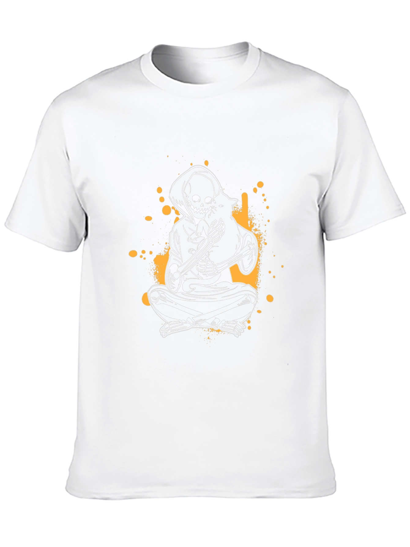 Grim Reaper Cat Lover T-Shirt