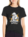 Grim Reaper Cat Lover T-Shirt