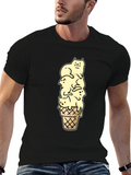 Cat Ice Cream T-Shirt - Unique Graphic Tee