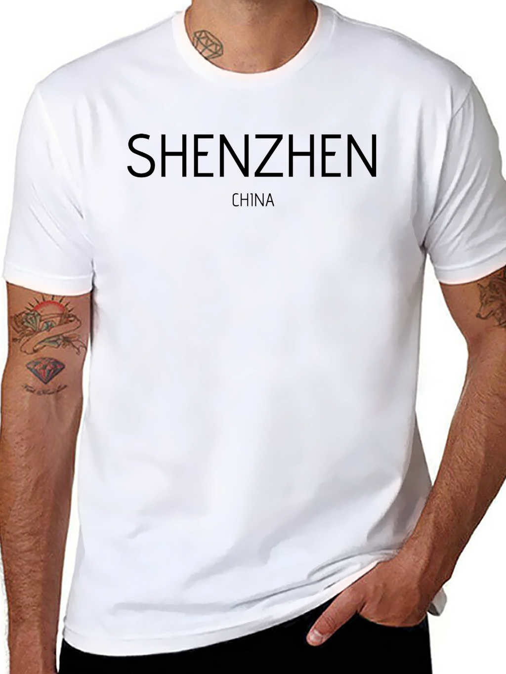 Shenzhen China Graphic T-Shirt - Modern City Tee