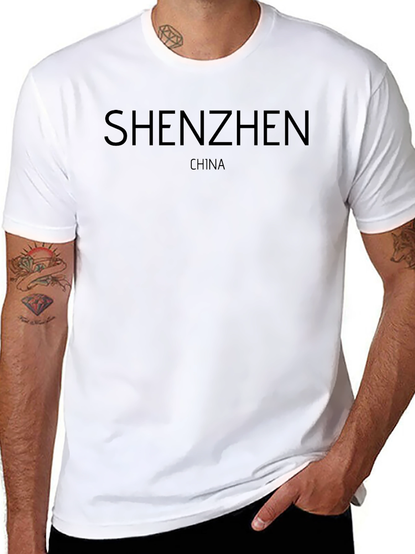 Shenzhen China Graphic T-Shirt - Modern City Tee