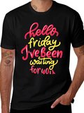 Hello Friday T-Shirt - Stylish Weekend Wear